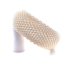 Load image into Gallery viewer, Tiffany &amp; Co. Sterling Silver Somerset Mesh Weave Bracelet 116g