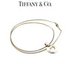 Tiffany & Co. Sterling Silver Vintage Pierced Heart Pendant Choker Necklace 7.15g