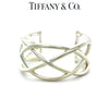 Tiffany & Co. Sterling Silver Woven Celtic Knots Cuff Bracelet 51g