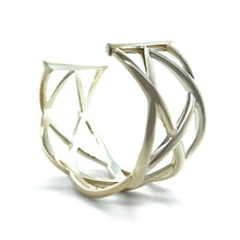Load image into Gallery viewer, Tiffany &amp; Co. Sterling Silver Woven Celtic Knots Cuff Bracelet 51g