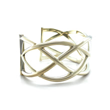 Load image into Gallery viewer, Tiffany &amp; Co. Sterling Silver Woven Celtic Knots Cuff Bracelet 51g