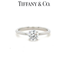 Load image into Gallery viewer, Tiffany &amp; Co Diamond Engagement Ring 0.60ct