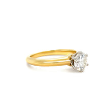 Load image into Gallery viewer, Tiffany &amp; Co. 18ct Yellow Gold Diamond Engagement Ring 0.78ct 3.7g