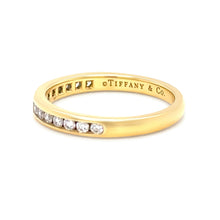 Load image into Gallery viewer, Tiffany &amp; Co. 18ct Yellow Gold Diamond Ring 0.30ct 2.7g