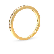 Load image into Gallery viewer, Tiffany &amp; Co. 18ct Yellow Gold Diamond Ring 0.30ct 2.7g