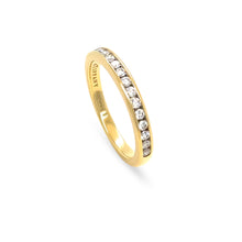 Load image into Gallery viewer, Tiffany &amp; Co. 18ct Yellow Gold Diamond Ring 0.30ct 2.7g