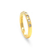 Tiffany & Co. 18ct Yellow Gold Elsa Peretti Diamond Ring 0.10ct 3.88g