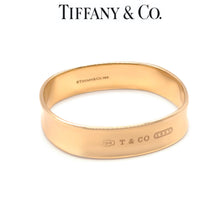 Load image into Gallery viewer, Tiffany &amp; Co. 18ct Yellow Gold 1837 Square Bangle Bracelet 73.3g