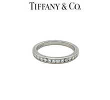 Load image into Gallery viewer, Tiffany &amp; Co Diamond Half Eternity Ring 0.24ct