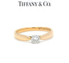 Tiffany & Co. 18ct Rose Gold & Platinum Harmony Diamond Ring 0.26ct 2.8g