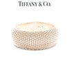 Tiffany & Co. Sterling Silver Somerset Mesh Weave Bracelet 116g