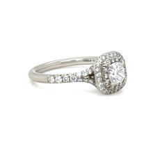 Load image into Gallery viewer, Tiffany &amp; Co. Platinum Soleste Diamond Ring 0.94ct 5.1g
