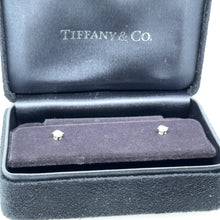 Load image into Gallery viewer, Tiffany &amp; Co. Platinum Diamond Stud Earrings 0.15ct 1.92g
