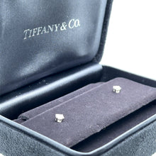 Load image into Gallery viewer, Tiffany &amp; Co. Platinum Diamond Stud Earrings 0.15ct 1.92g