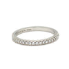 Tiffany & Co. Platinum Soleste Half Eternity Ring 0.17ct 3g