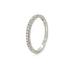 Tiffany & Co. Platinum Soleste Half Eternity Ring 0.17ct 3g