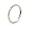 Tiffany & Co. Platinum Soleste Half Eternity Ring 0.17ct 3g