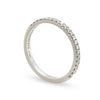 Tiffany & Co. Platinum Soleste Half Eternity Ring 0.17ct 3g