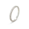 Tiffany & Co. Platinum Soleste Half Eternity Ring 0.17ct 3g