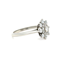 Load image into Gallery viewer, Tiffany &amp; Co. Platinum Diamond Flower Ring 0.60ct 4.54g