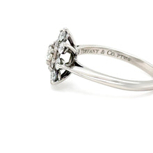 Load image into Gallery viewer, Tiffany &amp; Co. Platinum Diamond Flower Ring 0.60ct 4.54g