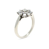 Tiffany & Co. Platinum Diamond Flower Ring 0.60ct 4.54g