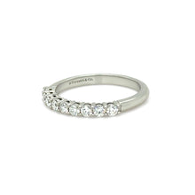Load image into Gallery viewer, Tiffany &amp; Co. Platinum Diamond Forever Band Ring 0.27ct 4.58g