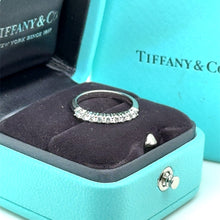 Load image into Gallery viewer, Tiffany &amp; Co. Platinum Diamond Forever Band Ring 0.27ct 4.58g