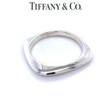Load image into Gallery viewer, Tiffany &amp; Co. Sterling Silver Vintage Square Bangle Bracelet 56.84g