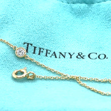 Load image into Gallery viewer, Tiffany &amp; Co 18ct Yellow Gold Elsa Peretti Diamonds by the Yard Bracelet 0.08ct 1g