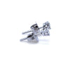 Tiffany & Co Platinum Solitaire Diamond Stud Earrings 0.22ct