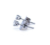 Tiffany & Co Platinum Solitaire Diamond Stud Earrings 0.22ct
