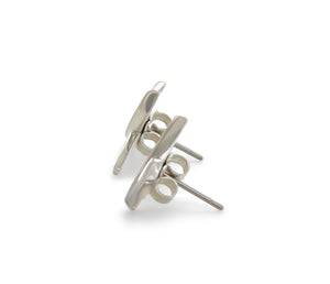 Tiffany and Co Sterling Silver Paloma's Picasso Graffiti X Earrings