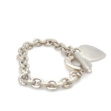 Load image into Gallery viewer, Tiffany &amp; Co. Sterling Silver Return to Tiffany™ Heart Tag Toggle Bracelet 38.51g