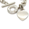 Tiffany & Co. Sterling Silver Return to Tiffany™ Heart Tag Toggle Bracelet 38.51g