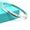 Tiffany & Co. 1837 Narrow Sterling Silver Bracelet 34.15g