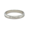 Tiffany & Co Platinum Wedding Band (I Love You) 4.43g