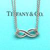 Tiffany & Co. Sterling Silver Infinity Pendant Necklace 6g