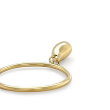 Load image into Gallery viewer, Tiffany &amp; Co 18ct Yellow Gold Rare 1999 Elsa Peretti Teardrop Ring 2.6g