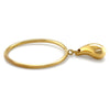 Tiffany & Co 18ct Yellow Gold Rare 1999 Elsa Peretti Teardrop Ring 2.6g