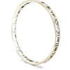 Tiffany & Co. Sterling Silver Atlas Roman Numeral Bangle 19.43g