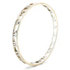 Tiffany & Co. Sterling Silver Atlas Roman Numeral Bangle 19.43g
