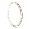 Tiffany & Co. Sterling Silver Atlas Roman Numeral Bangle 19.43g