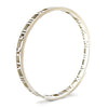 Tiffany & Co. Sterling Silver Atlas Roman Numeral Bangle 19.43g