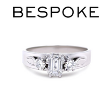 Load image into Gallery viewer, 18ct White Gold Traditional 3 Stone Diamond Ring 0.73ct