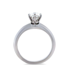 Load image into Gallery viewer, Tiffany &amp; Co Platinum Diamond Engagement Ring 0.85ct
