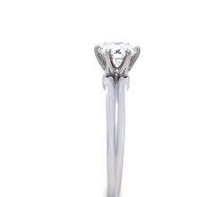 Load image into Gallery viewer, Tiffany &amp; Co Platinum Diamond Engagement Ring 0.85ct