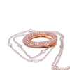 Pink argyle diamonds 18ct Rose & White Gold Diamond O Pendant 1.53ct