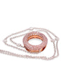 Pink argyle diamonds 18ct Rose & White Gold Diamond O Pendant 1.53ct