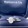 Tiffany & Co Platinum Diamond Engagement Ring 1.00ct
